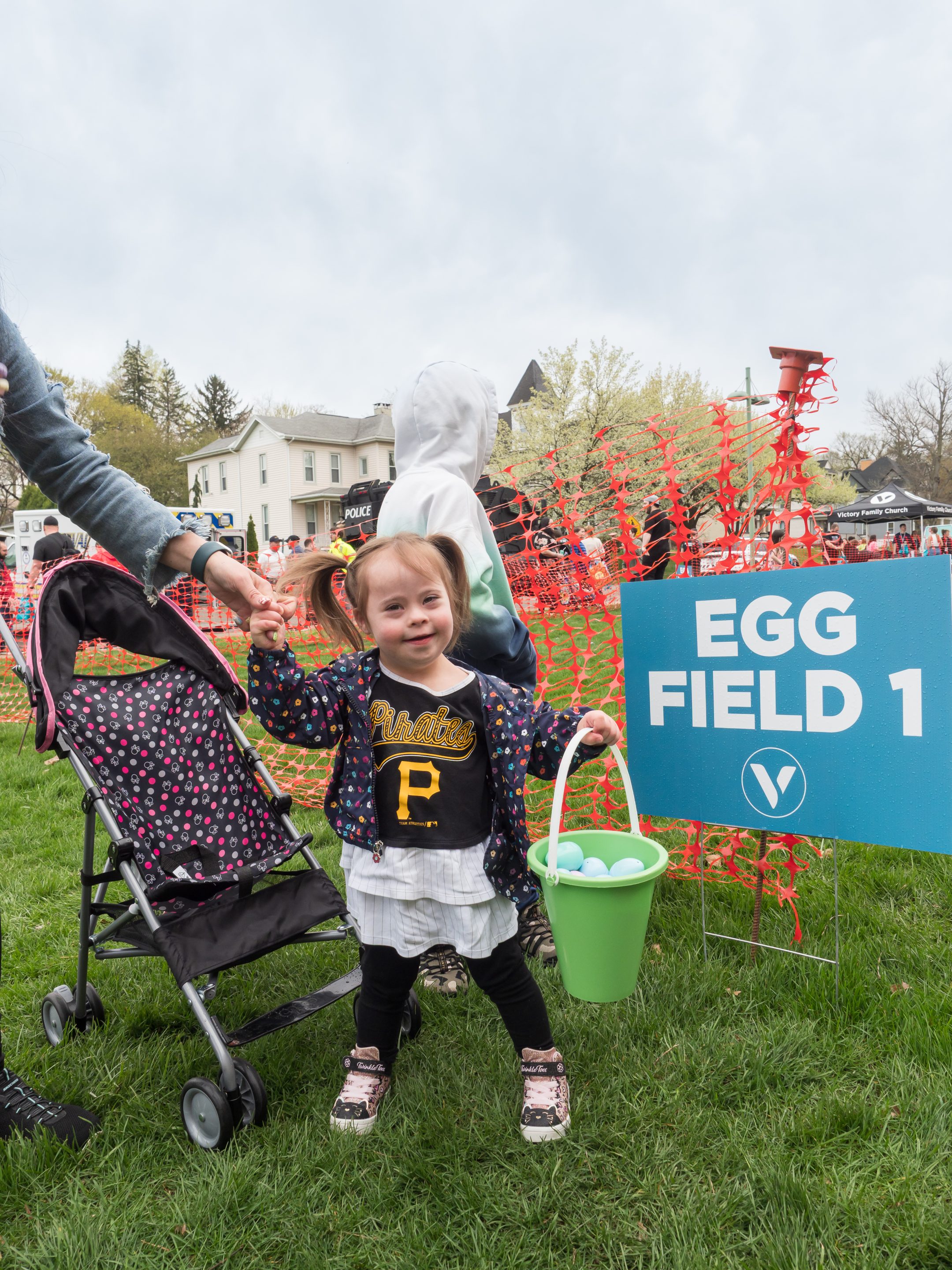 OLYMPUS DIGITAL CAMERA special needs child having fun at Eggstravaganza